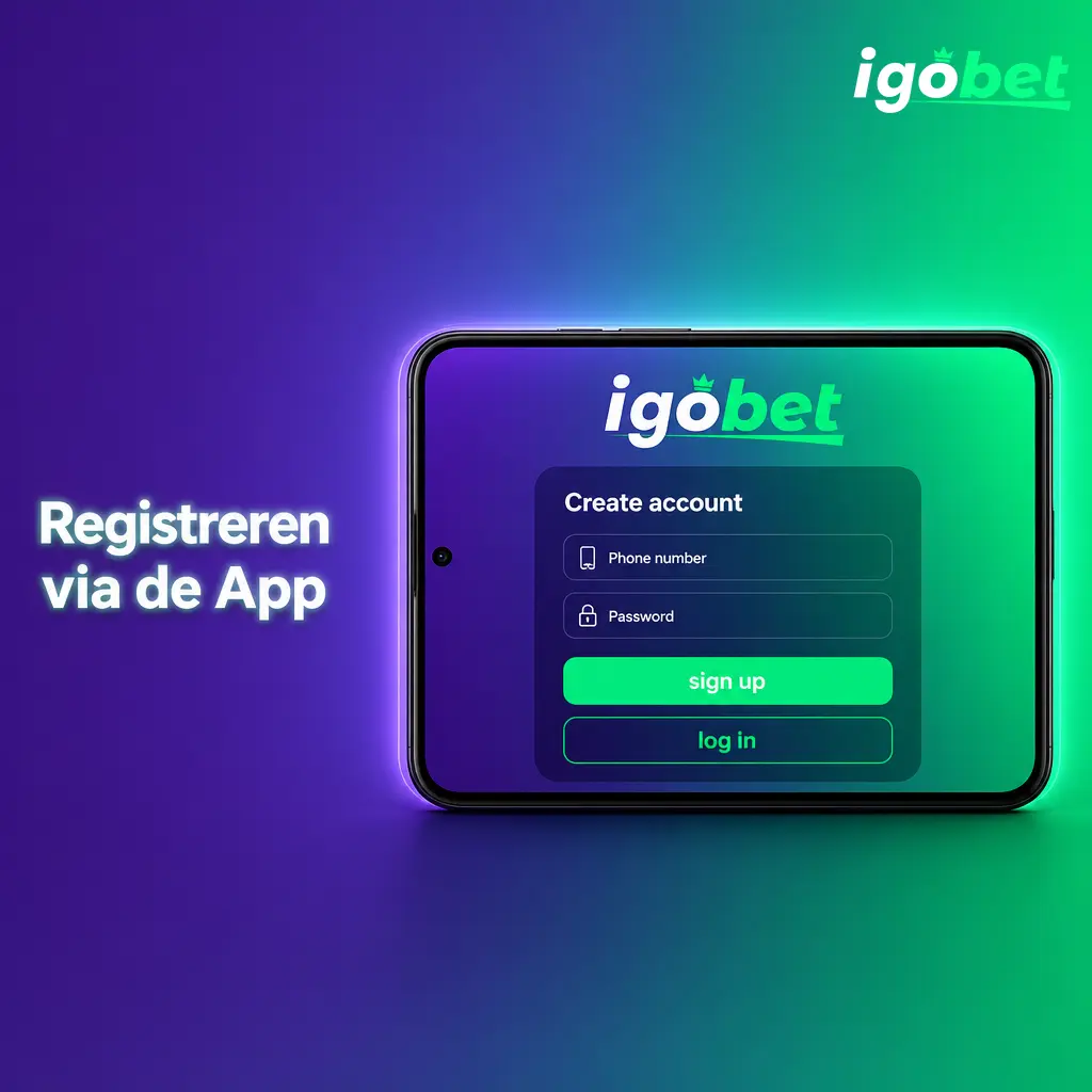 Registreren via de App
