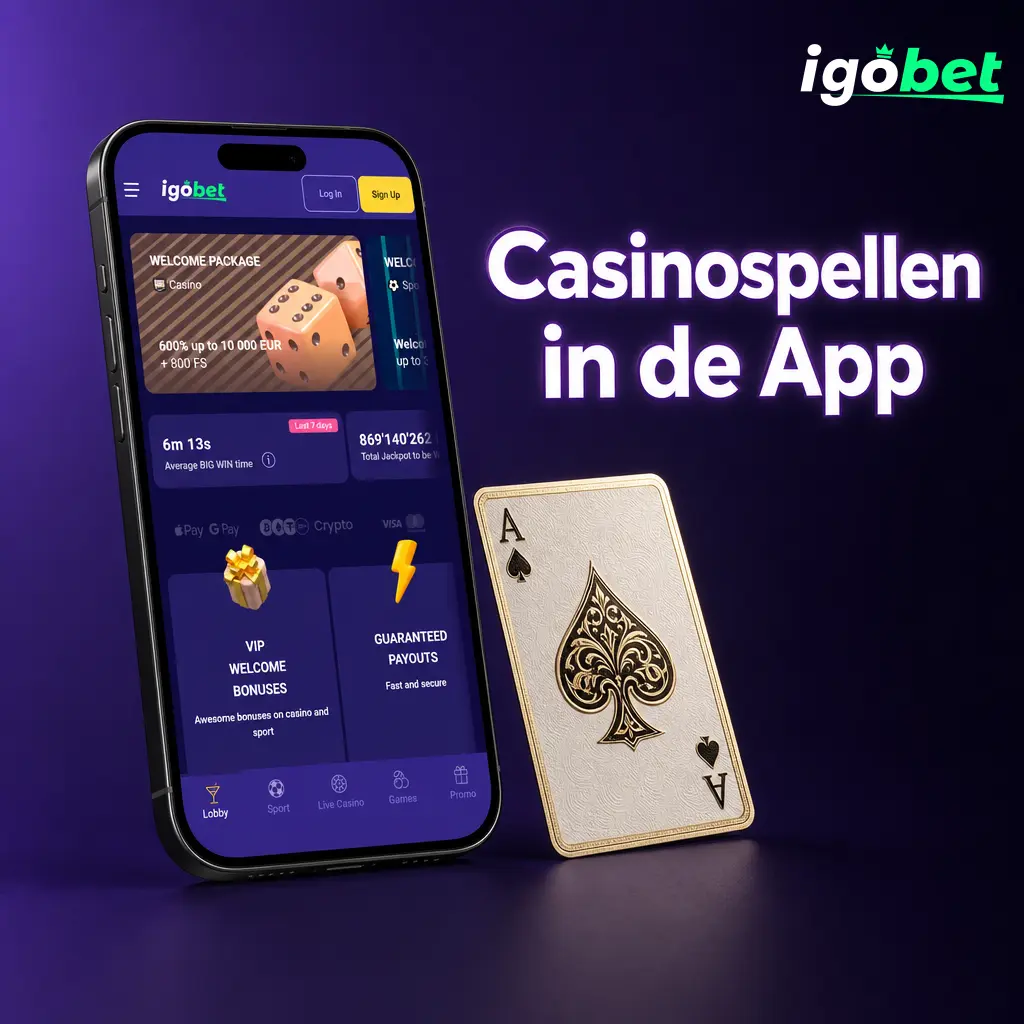 Casinospellen in de App