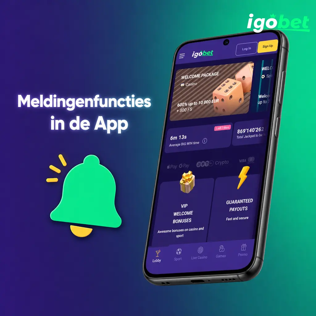 Meldingenfuncties in de App