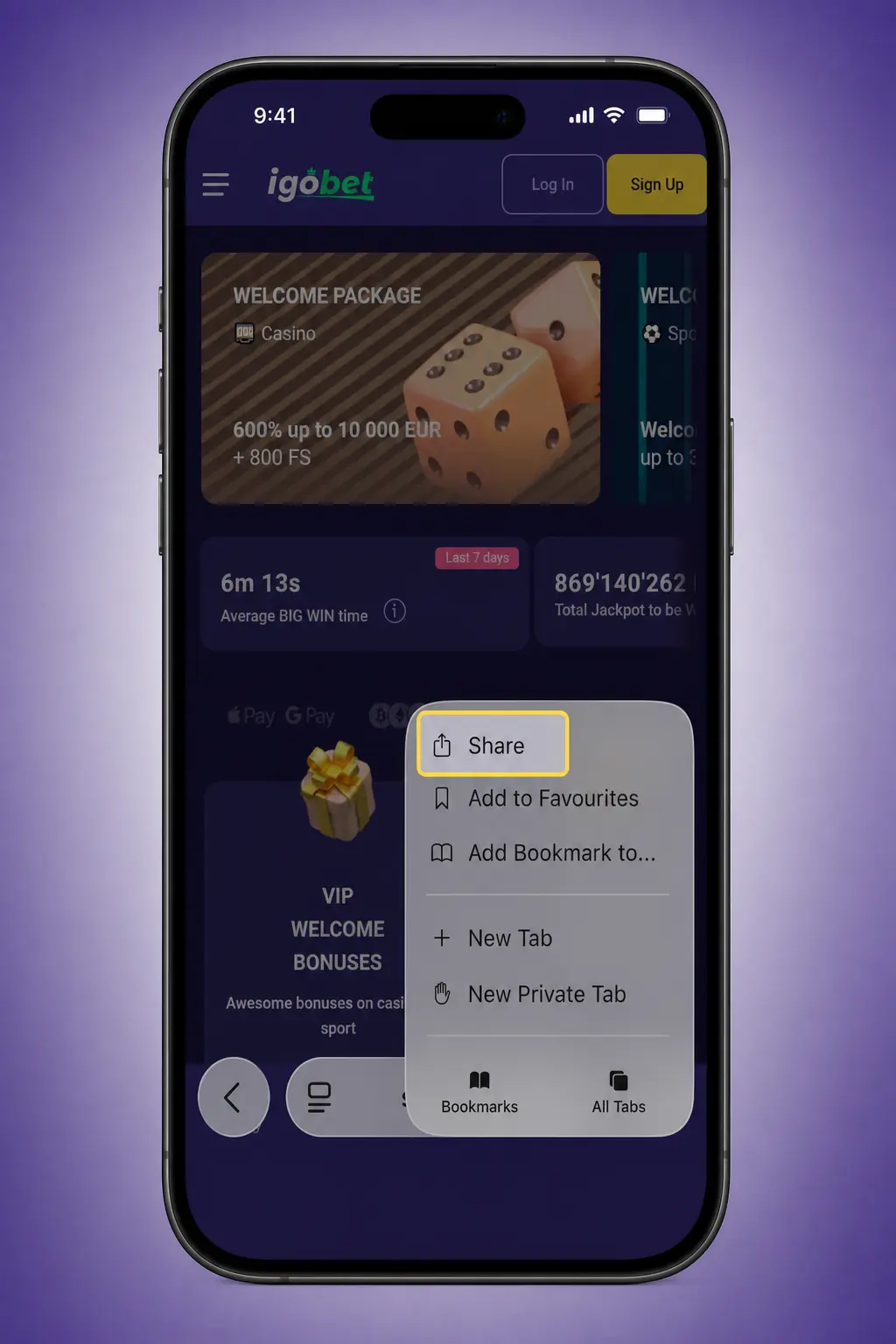 De Igobet App Installeren op iOS (PWA) in 5 Stappen